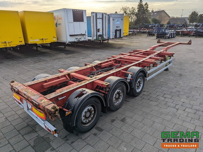 Tirsan Maxima CS 3-Assen SAF ADR FL-AT - Disc Brakes - All Connections - Back Slider (O1979) - Semi-reboque transportador de contêineres/ Caixa móvel: foto 4 Tirsan Maxima CS 3-Assen SAF ADR FL-AT - Disc Brakes - All Connections - Back Slider (O1979) - Semi-reboque transportador de contêineres/ Caixa móvel: foto 4