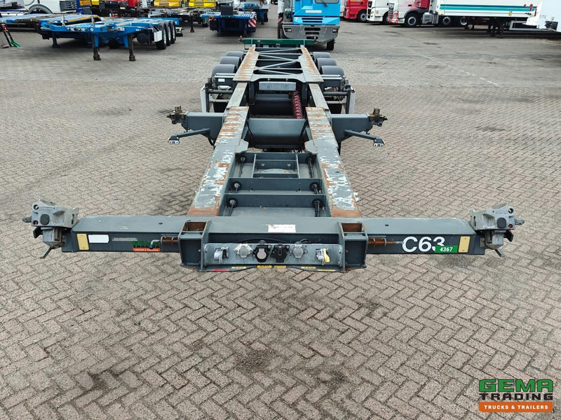 Semi-reboque transportador de contêineres/ Caixa móvel Van Hool A3C002 3-Assen MB - MULTI - Schijfremmen - LiftAs - Midden/Achterschuiver - Alle Aansluitingen - Alcoa - QuickLock: foto 8 Semi-reboque transportador de contêineres/ Caixa móvel Van Hool A3C002 3-Assen MB - MULTI - Schijfremmen - LiftAs - Midden/Achterschuiver - Alle Aansluitingen - Alcoa - QuickLock: foto 8