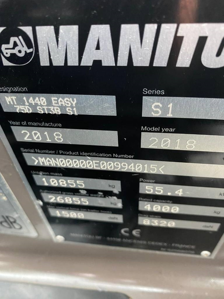 Locação financeira de Manitou MT 1440  Manitou MT 1440: foto 30