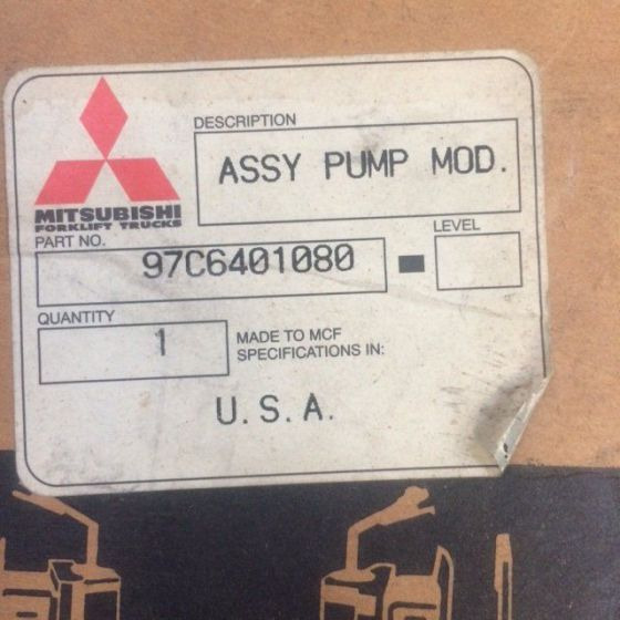 Assy. Pump, Module,72/80V for Mitsubishi - Sistema elétrico para Equipamento de movimentação: foto 3 Assy. Pump, Module,72/80V for Mitsubishi - Sistema elétrico para Equipamento de movimentação: foto 3