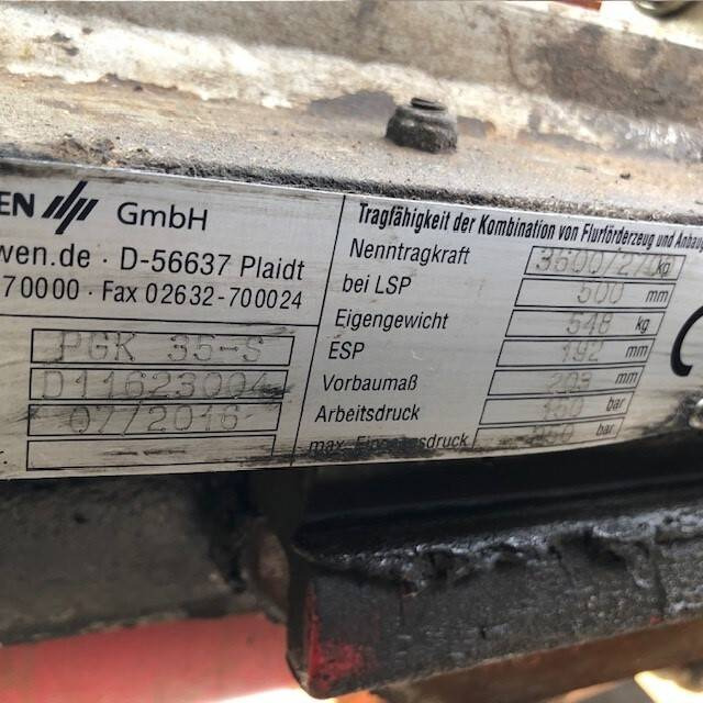 Dürwen Fork clamp with separate side shift - Grampo: foto 5 Dürwen Fork clamp with separate side shift - Grampo: foto 5