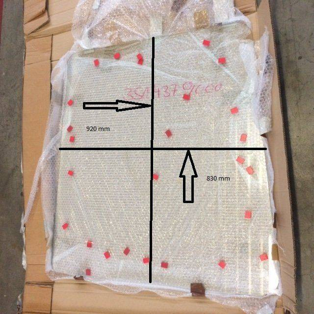 Front Glass Panel for Linde H20-30 - Vidro e peças para Equipamento de movimentação: foto 2 Front Glass Panel for Linde H20-30 - Vidro e peças para Equipamento de movimentação: foto 2
