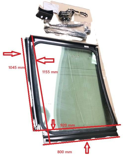 Front window for Nissan - Vidro e peças para Equipamento de movimentação: foto 2 Front window for Nissan - Vidro e peças para Equipamento de movimentação: foto 2