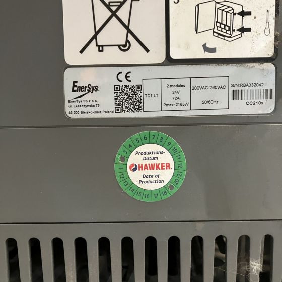 Hawker 24V/72A Lifetech TC1LT - Sistema elétrico para Equipamento de movimentação: foto 5 Hawker 24V/72A Lifetech TC1LT - Sistema elétrico para Equipamento de movimentação: foto 5