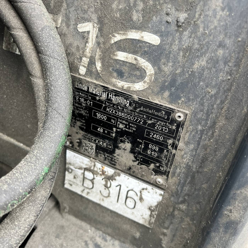 Empilhador elétrico Linde E16 (386): foto 10