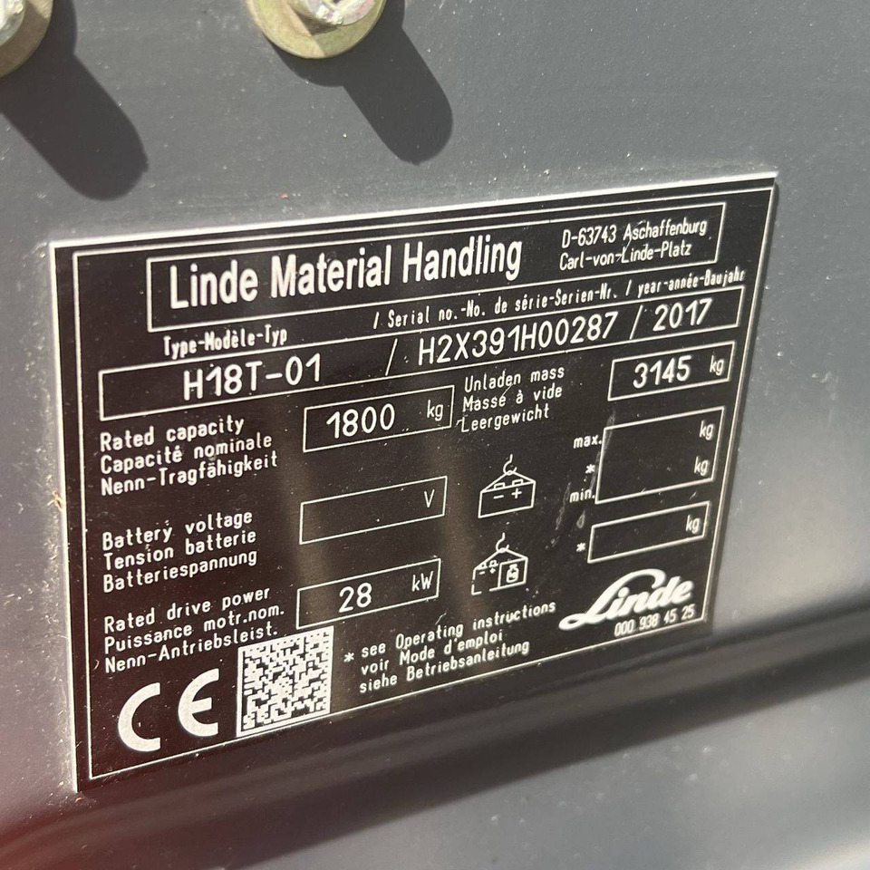 Empilhador a gás Linde H18T (391-02) EVO: foto 16