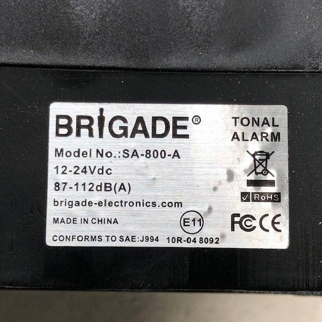 Brigade SA-800-A Smart Tonal reversing Alarm - Peça de reposição para Equipamento de movimentação: foto 3 Brigade SA-800-A Smart Tonal reversing Alarm - Peça de reposição para Equipamento de movimentação: foto 3