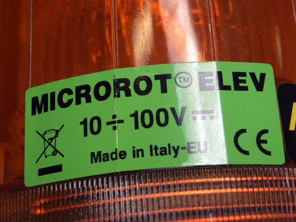 Warning light, Microrot ELEV - Iluminação para Equipamento de movimentação: foto 3 Warning light, Microrot ELEV - Iluminação para Equipamento de movimentação: foto 3