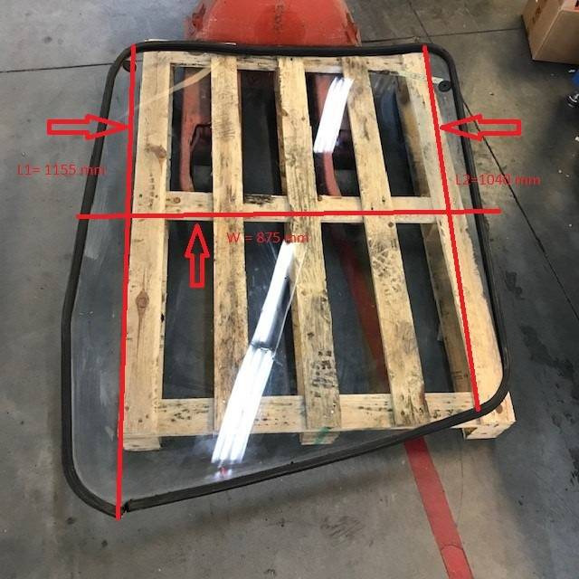 Windscreen for Linde R16X Series 116 - Vidro e peças para Equipamento de movimentação: foto 2 Windscreen for Linde R16X Series 116 - Vidro e peças para Equipamento de movimentação: foto 2