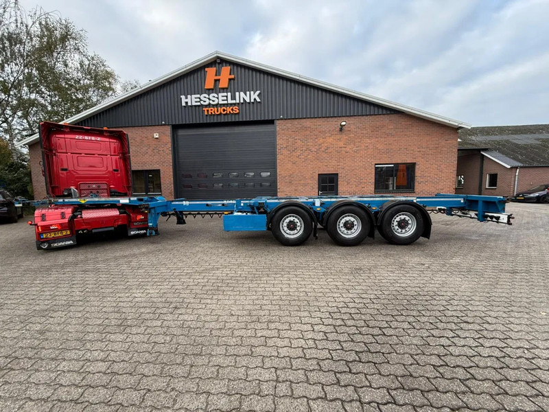 Broshuis 3UCC-39/45 2x20/30/40/45 FT Multi Liftas SAF Schijfremmen - Semi-reboque transportador de contêineres/ Caixa móvel: foto 5 Broshuis 3UCC-39/45 2x20/30/40/45 FT Multi Liftas SAF Schijfremmen - Semi-reboque transportador de contêineres/ Caixa móvel: foto 5