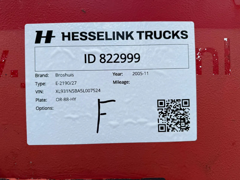 Broshuis Dieplader 6M Extendable Stuuras APK/TUV 03/2026 - Semi-reboque baixa: foto 5 Broshuis Dieplader 6M Extendable Stuuras APK/TUV 03/2026 - Semi-reboque baixa: foto 5