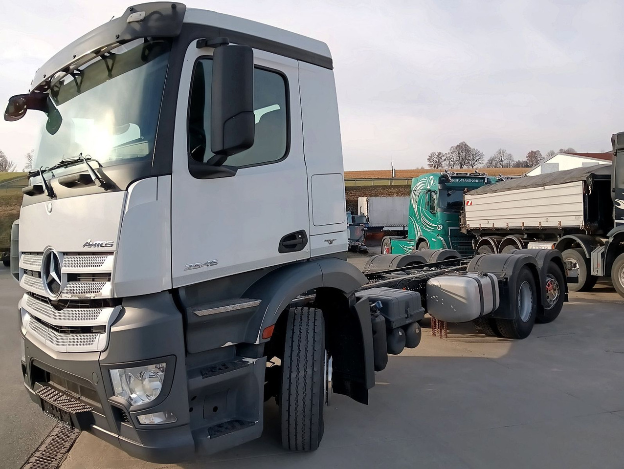 Camião chassi Mercedes-Benz 2545 6x2 Lenk/Lift MEILLER RK2070 Luft/Luft: foto 9