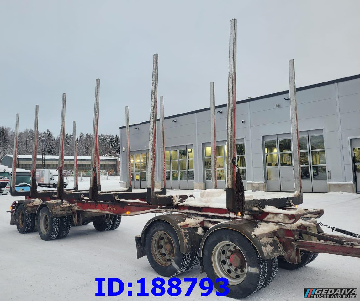 MALKKI RJ4-10200 - 4 Axles - Reboque transporte de madeira: foto 1 MALKKI RJ4-10200 - 4 Axles - Reboque transporte de madeira: foto 1