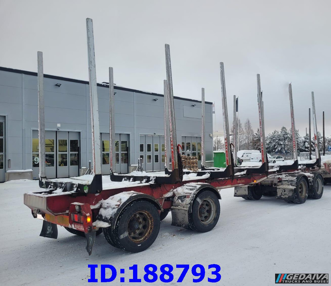 MALKKI RJ4-10200 - 4 Axles - Reboque transporte de madeira: foto 2 MALKKI RJ4-10200 - 4 Axles - Reboque transporte de madeira: foto 2