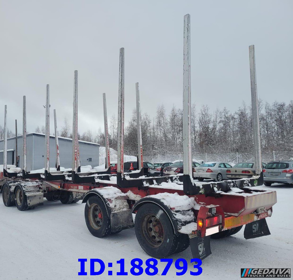 MALKKI RJ4-10200 - 4 Axles - Reboque transporte de madeira: foto 4 MALKKI RJ4-10200 - 4 Axles - Reboque transporte de madeira: foto 4