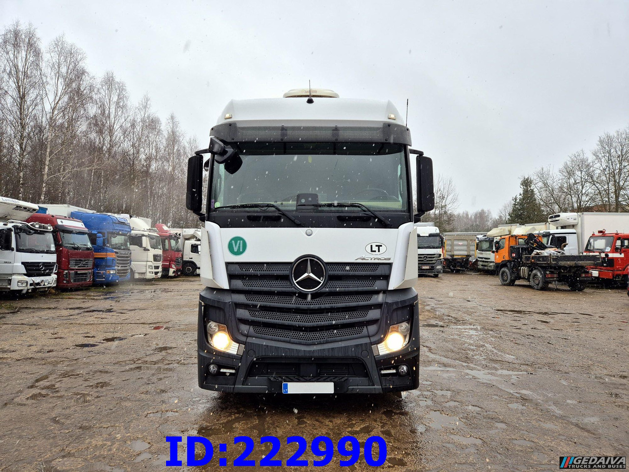 MERCEDES-BENZ Actros 2542 6x2 Euro6 + Wielton trailer - Camião de lona: foto 2 MERCEDES-BENZ Actros 2542 6x2 Euro6 + Wielton trailer - Camião de lona: foto 2
