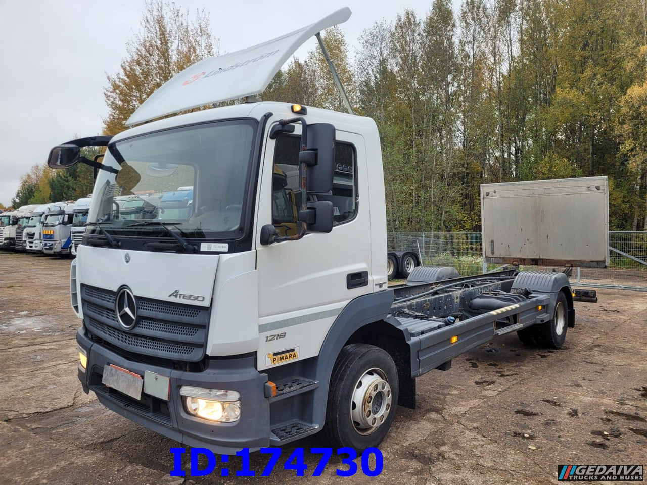MERCEDES-BENZ Atego 1218 - Euro6 - Manual - Full Steel - Camião chassi: foto 1 MERCEDES-BENZ Atego 1218 - Euro6 - Manual - Full Steel - Camião chassi: foto 1
