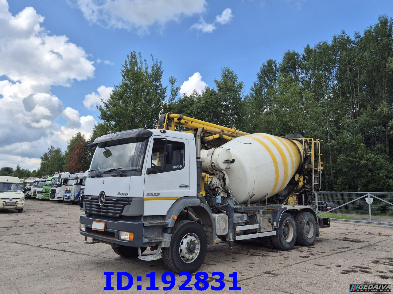 Autobomba de betão MERCEDES-BENZ Atego 2628 6x4 Schwing 17m 9m3: foto 13