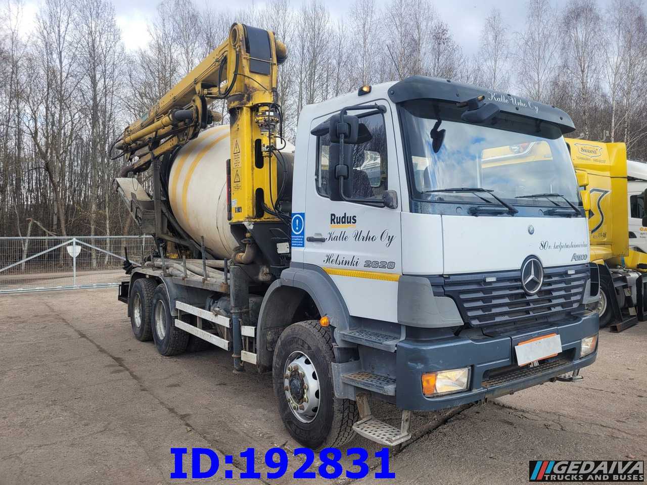 MERCEDES-BENZ Atego 2628 6x4 Schwing 17m 9m3 - Autobomba de betão: foto 1 MERCEDES-BENZ Atego 2628 6x4 Schwing 17m 9m3 - Autobomba de betão: foto 1