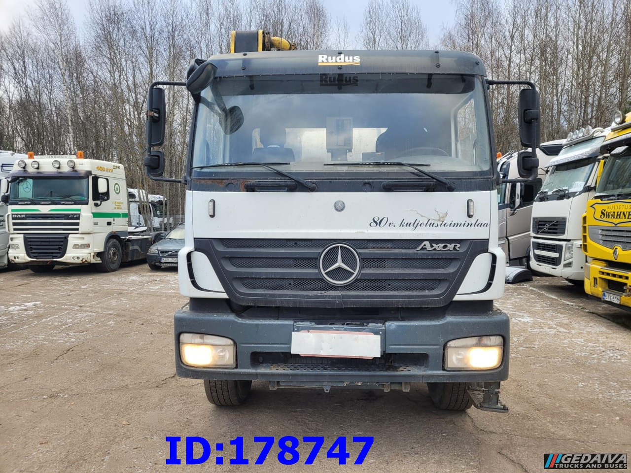 MERCEDES-BENZ Axor 2633 6x4 Schwing 750 - Autobomba de betão: foto 2 MERCEDES-BENZ Axor 2633 6x4 Schwing 750 - Autobomba de betão: foto 2