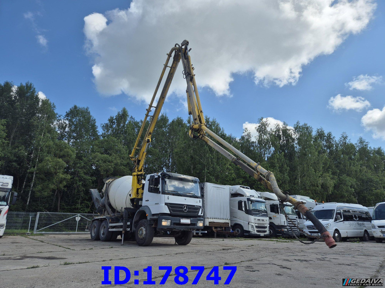 MERCEDES-BENZ Axor 2633 6x4 Schwing 750 - Autobomba de betão: foto 4 MERCEDES-BENZ Axor 2633 6x4 Schwing 750 - Autobomba de betão: foto 4