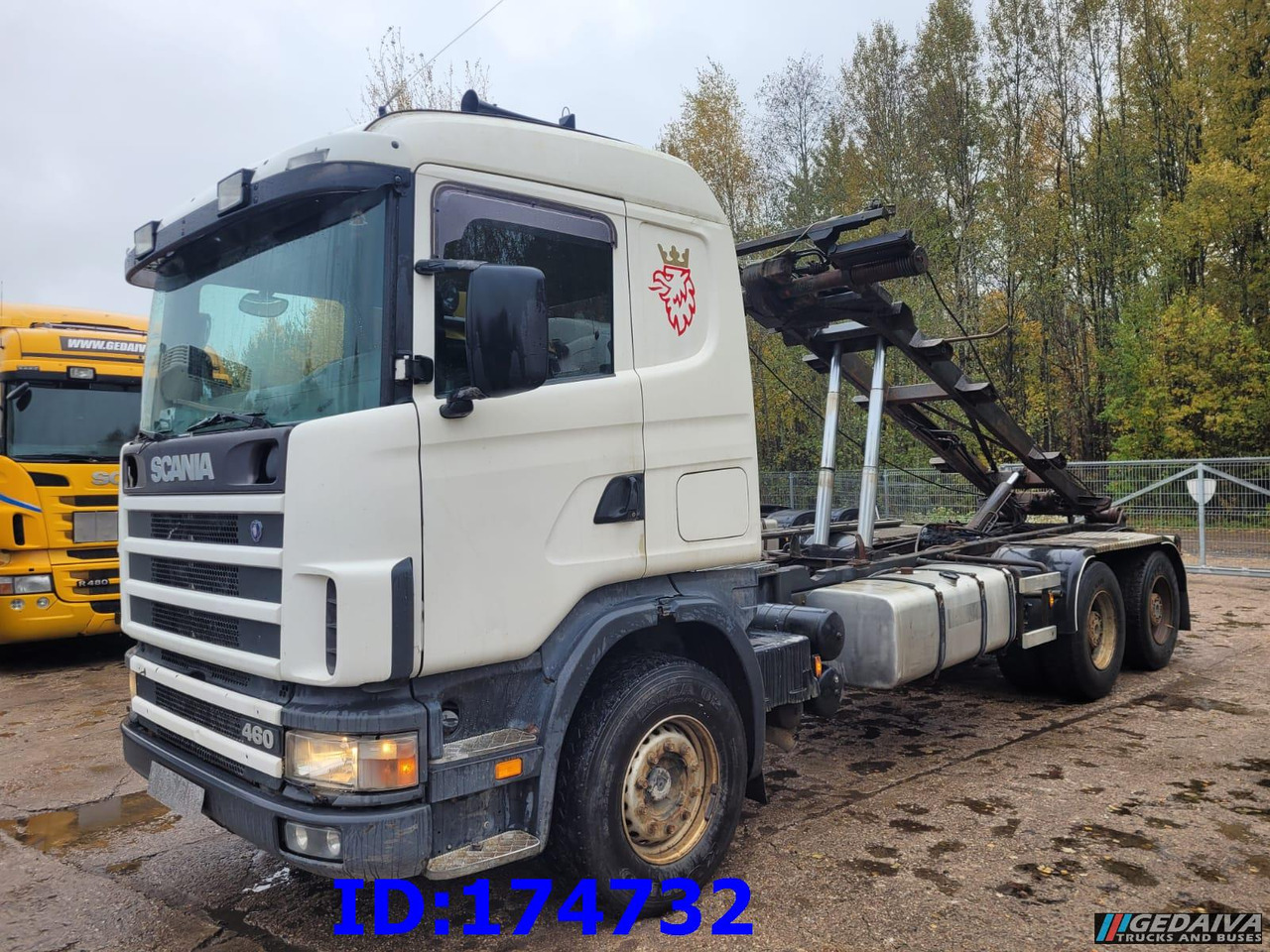 SCANIA 144 - 6x4 - Full Steel - Big Axles - 3 Pedals - Camião com sistema de cabo: foto 1 SCANIA 144 - 6x4 - Full Steel - Big Axles - 3 Pedals - Camião com sistema de cabo: foto 1