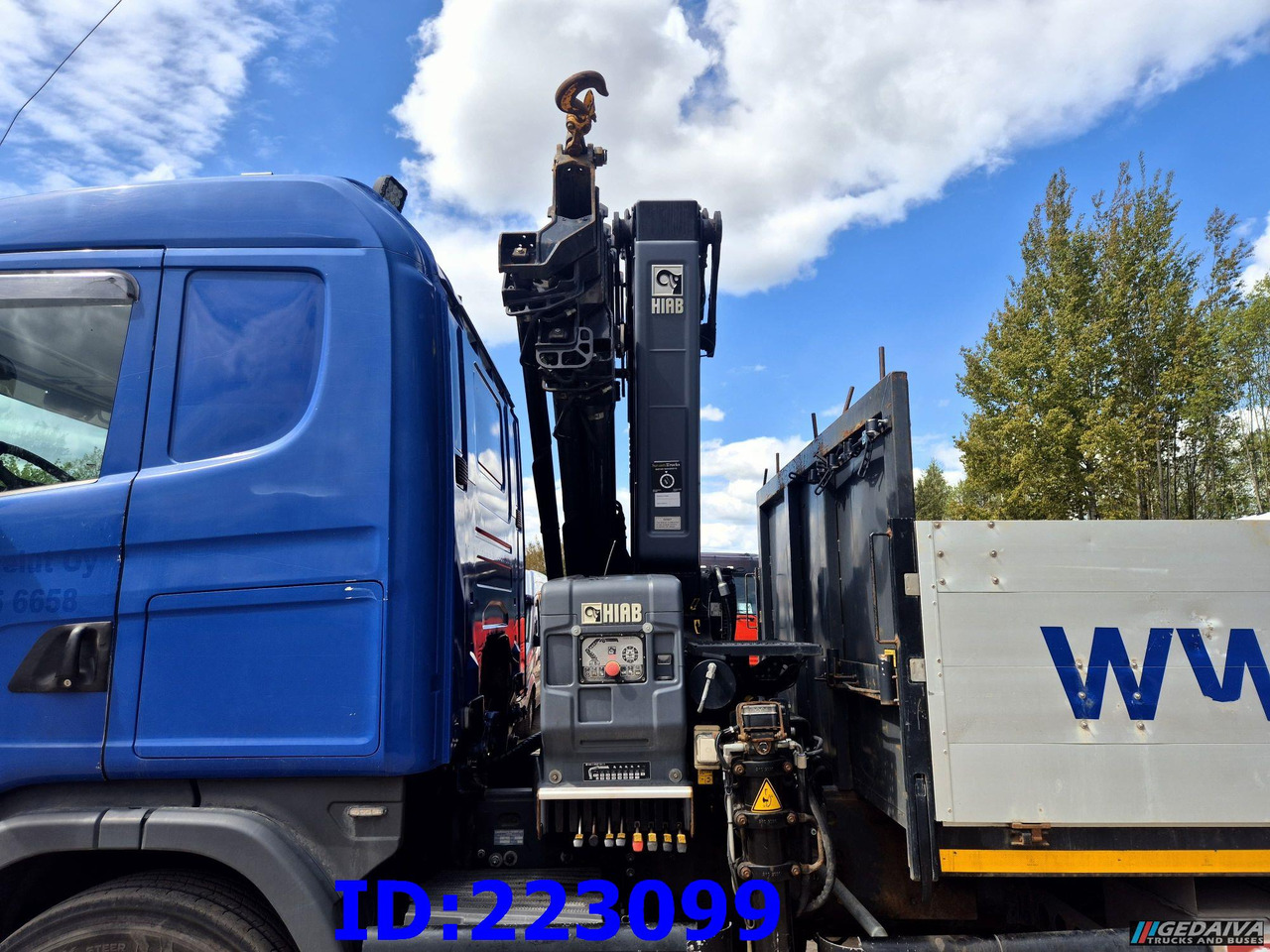 Camião de caixa aberta/ Plataforma SCANIA G440 6x2 +  Crane HIAB X-Hiduo 188: foto 10