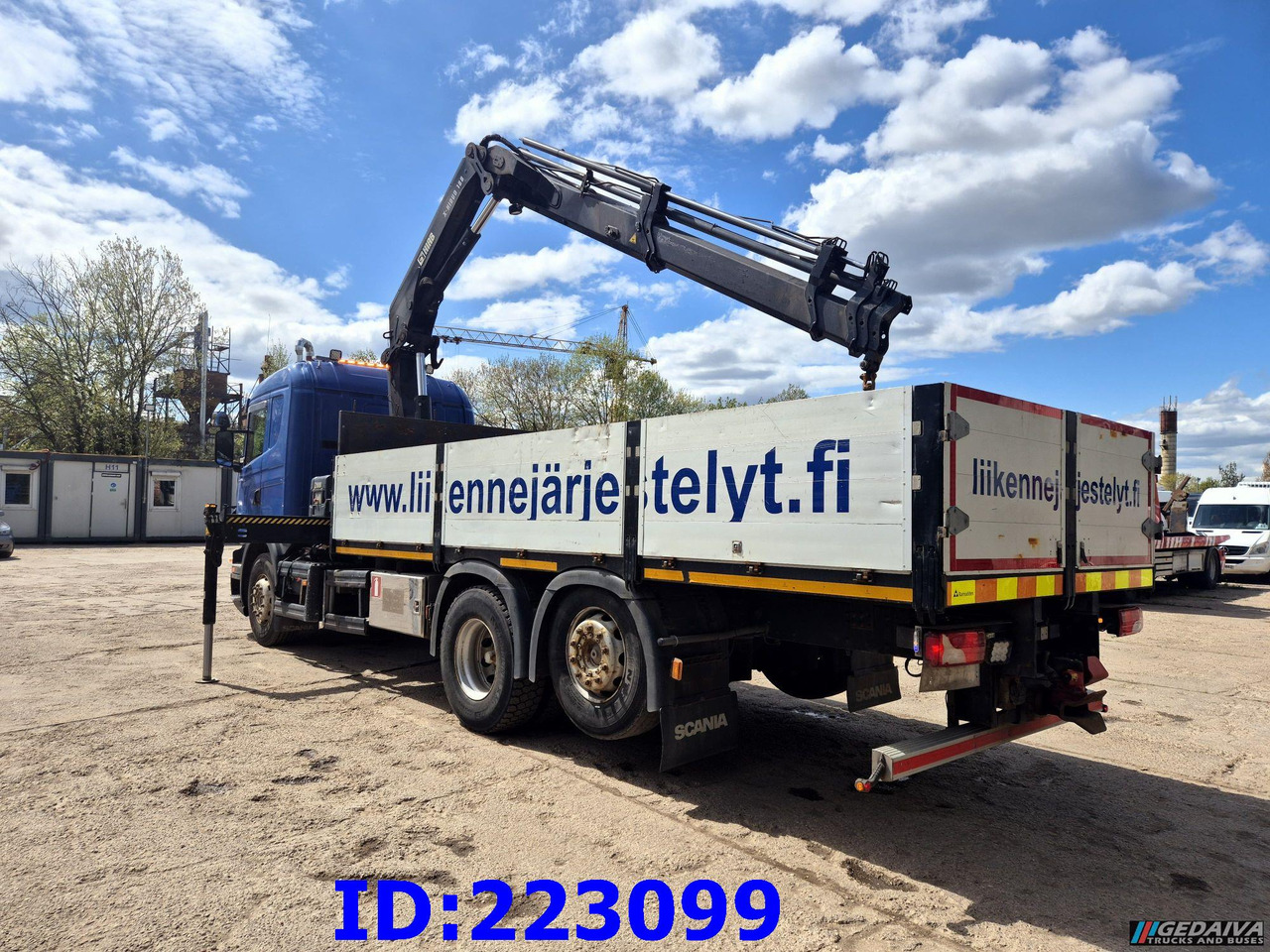 Camião de caixa aberta/ Plataforma SCANIA G440 6x2 +  Crane HIAB X-Hiduo 188: foto 8