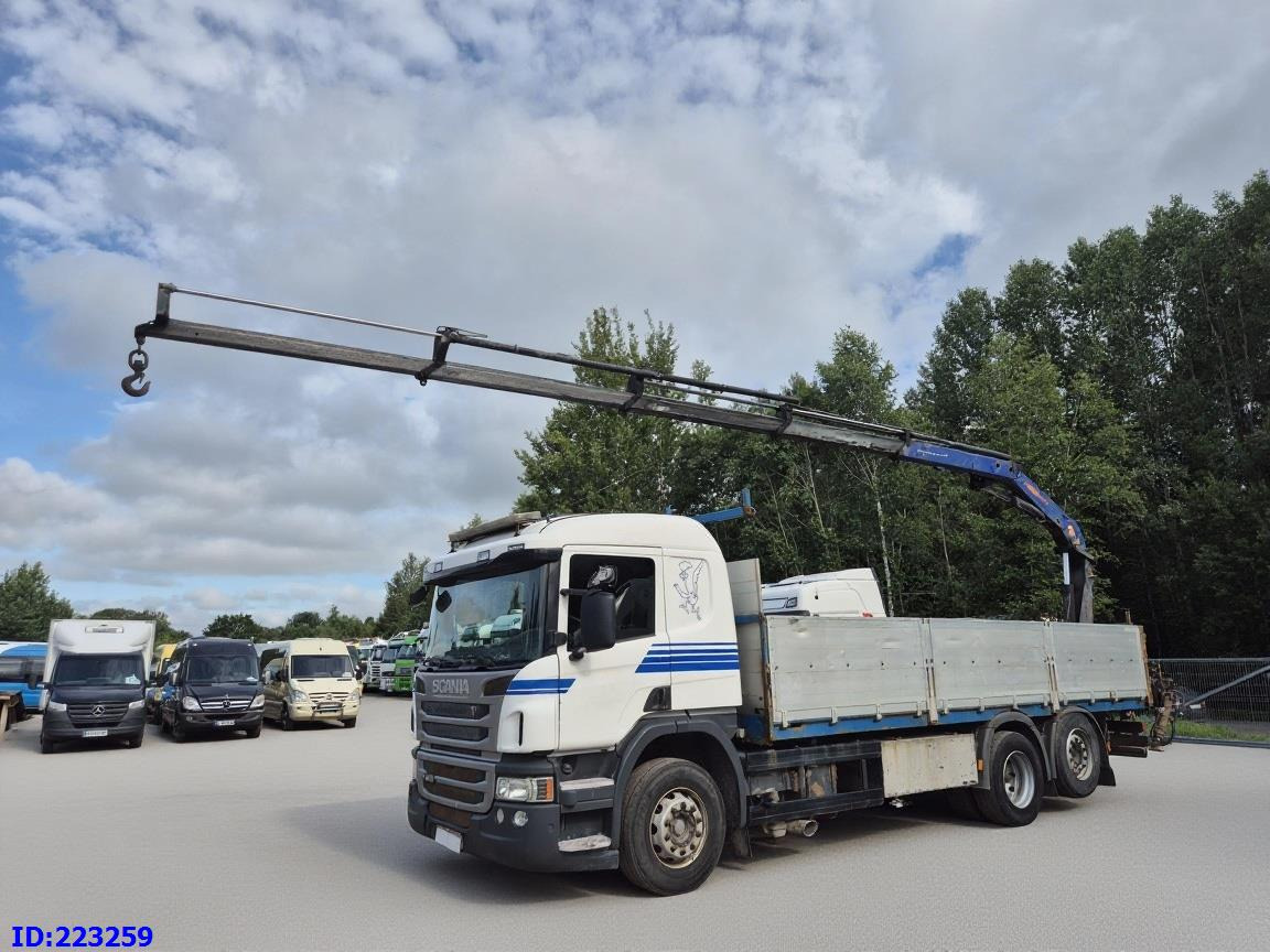 SCANIA P450 6x2 Steering axle Euro6 + PM 13.5SP - Camião de caixa aberta/ Plataforma: foto 2 SCANIA P450 6x2 Steering axle Euro6 + PM 13.5SP - Camião de caixa aberta/ Plataforma: foto 2