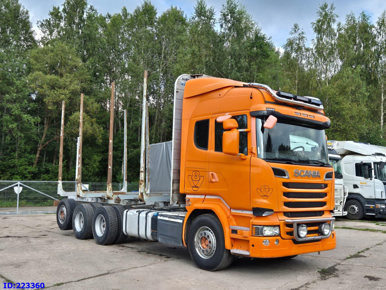 SCANIA R580 8X4 V8 Retarder - Camião de transporte de madeira: foto 2 SCANIA R580 8X4 V8 Retarder - Camião de transporte de madeira: foto 2
