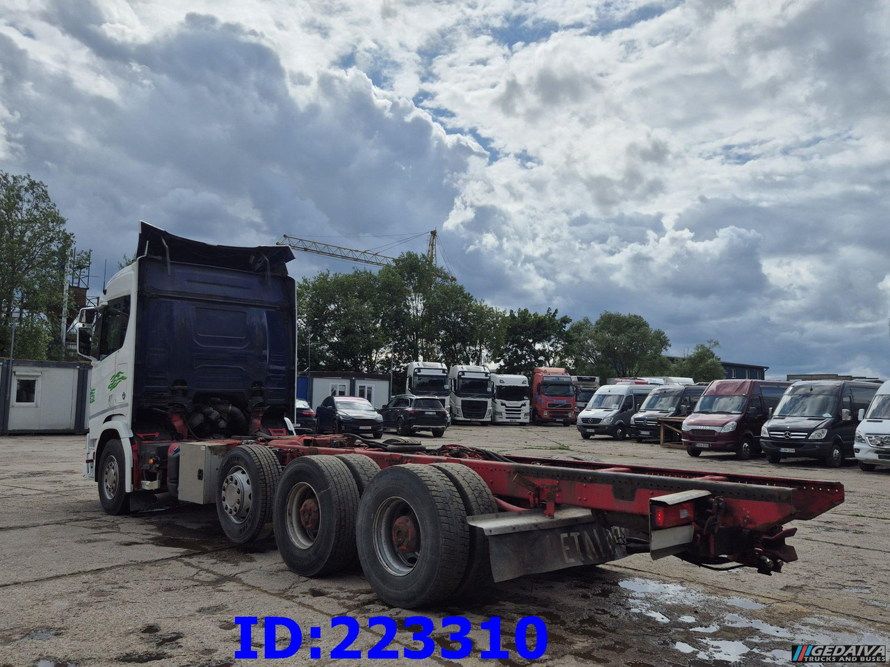 Camião chassi SCANIA R650 V8 8x4 BIG AXLES: foto 7
