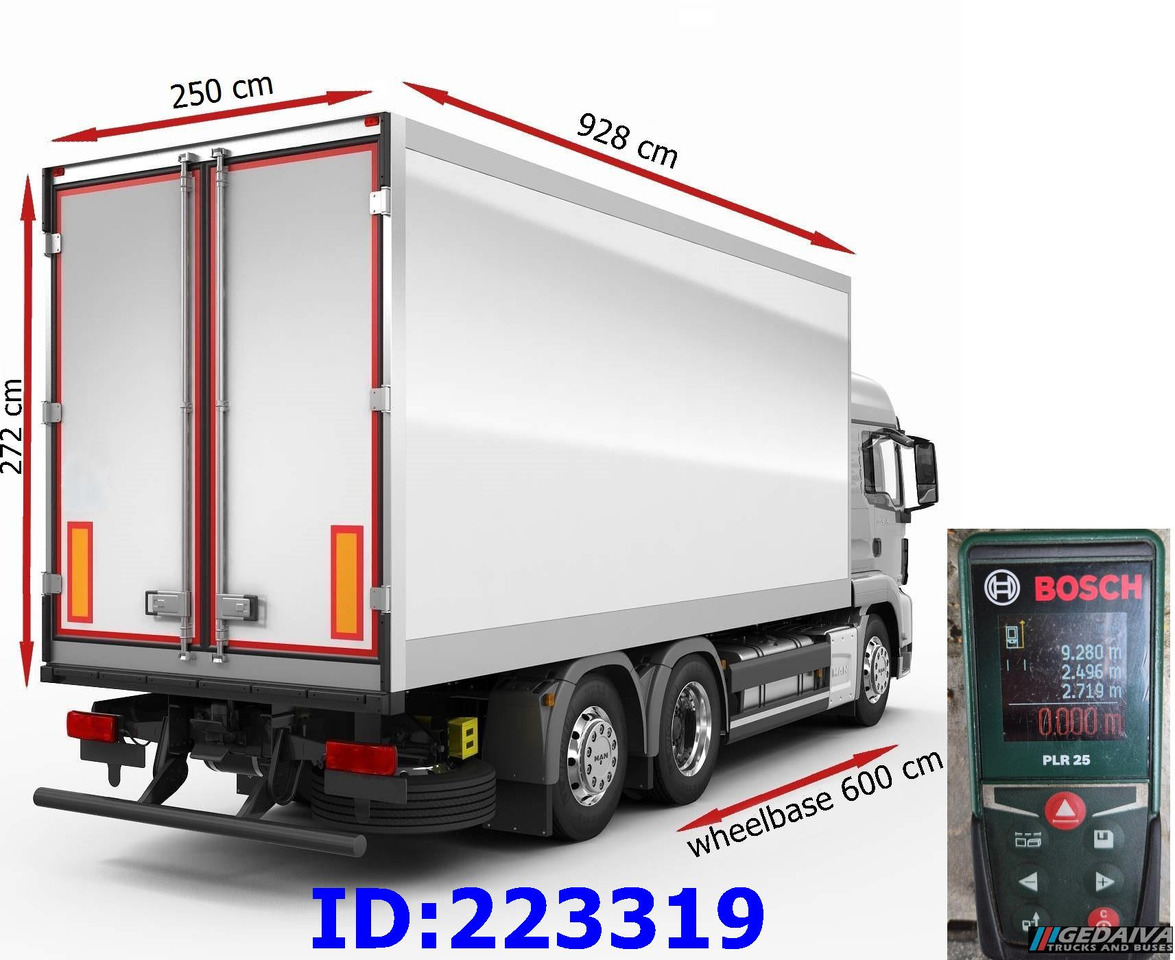 Camião frigorífico VOLVO FM13 380HP 6x2 Euro5 - Open side box: foto 6