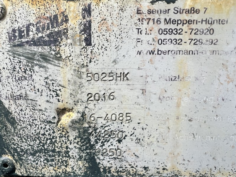 Caminhão articulado Bergmann 5025 HK (110873): foto 10