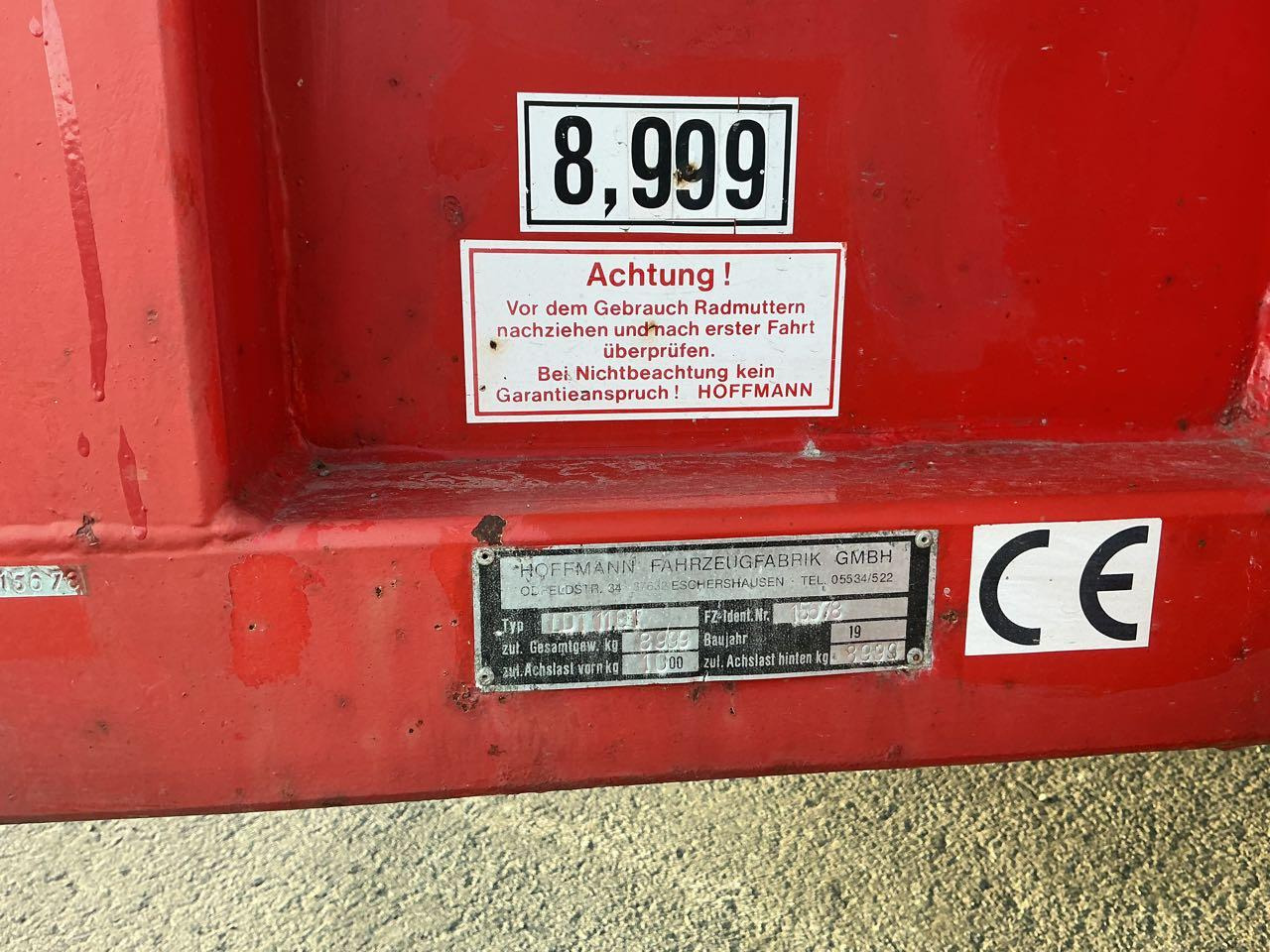 Hoffmann - Reboque basculante agrícola: foto 2 Hoffmann - Reboque basculante agrícola: foto 2