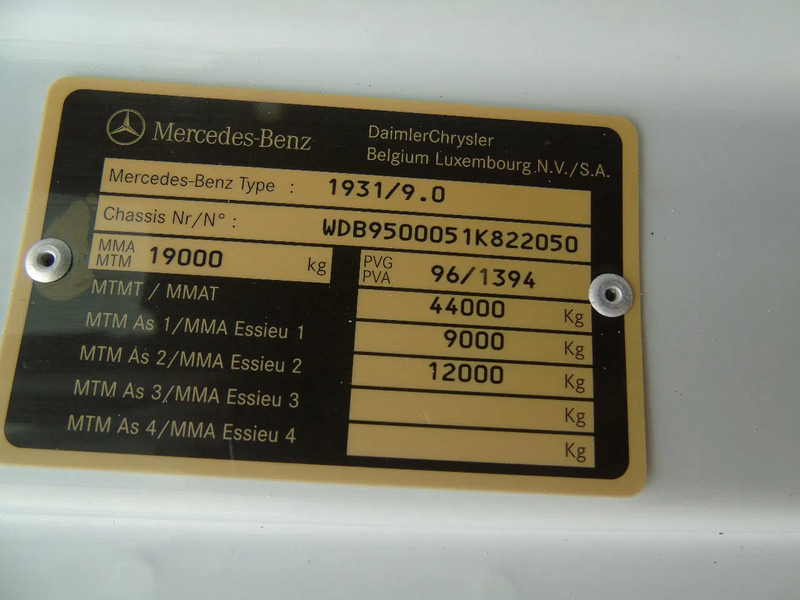 Camião Mercedes-Benz Actros 1931 + 43 METER + WUMAG SYSTEM: foto 20