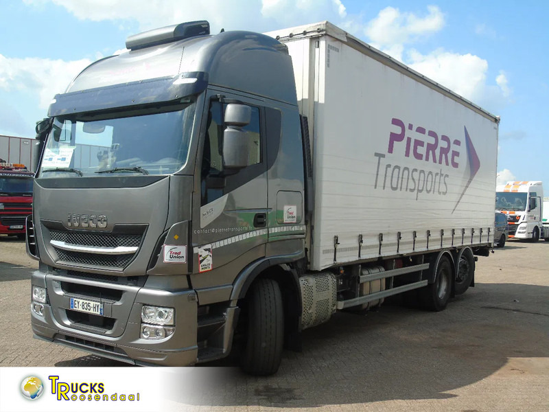 Iveco Stralis 510 + EURO 6 + STEERING AXLE - Camião de lona: foto 1 Iveco Stralis 510 + EURO 6 + STEERING AXLE - Camião de lona: foto 1
