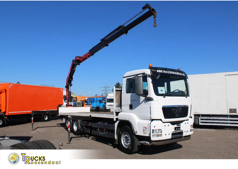 MAN TGS 26.440 + HMF 22T/M + remote + 6x2 steering + EURO 5 - Camião grua: foto 1 MAN TGS 26.440 + HMF 22T/M + remote + 6x2 steering + EURO 5 - Camião grua: foto 1