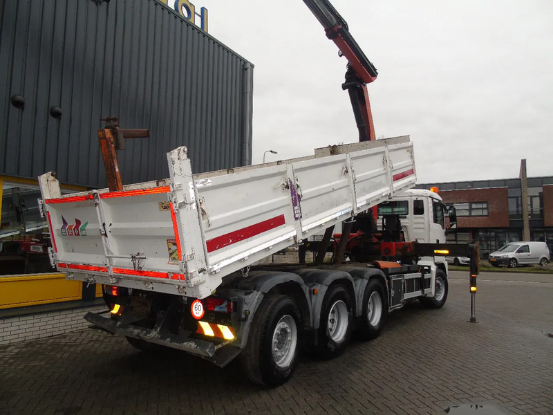 MAN TGS 35.440 + PALFINGER PK23.001eh + 8x4 + tridem steering + euro 5 + REMOTE - Camião basculante, Camião grua: foto 4 MAN TGS 35.440 + PALFINGER PK23.001eh + 8x4 + tridem steering + euro 5 + REMOTE - Camião basculante, Camião grua: foto 4