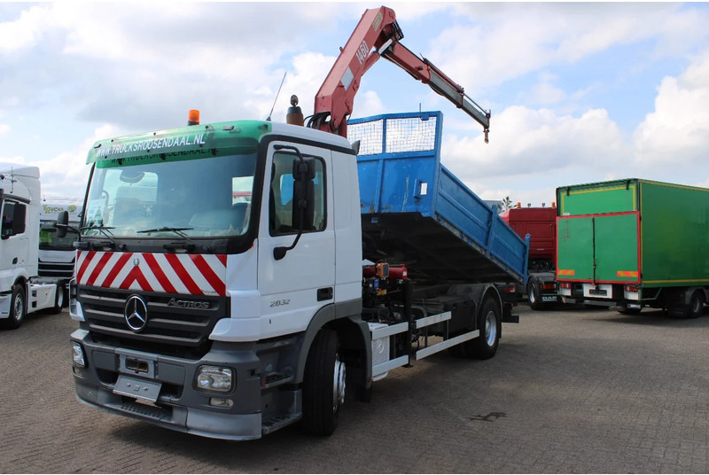 Mercedes-Benz Actros 2032 + HMF 1460 + Tipper + Steel Steel - Camião basculante: foto 2 Mercedes-Benz Actros 2032 + HMF 1460 + Tipper + Steel Steel - Camião basculante: foto 2