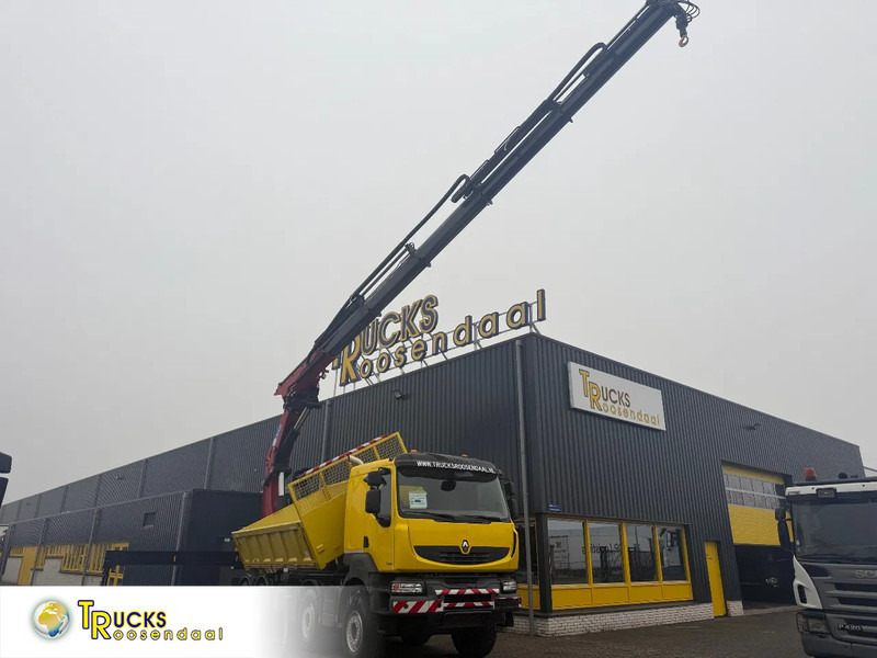 Renault Kerax 520DXI + HMF 6020 K5 // NEW/UNUSED! 15CRANE HOURS / 3.114KM! + 8X4 + REMOTE - Camião grua: foto 1 Renault Kerax 520DXI + HMF 6020 K5 // NEW/UNUSED! 15CRANE HOURS / 3.114KM! + 8X4 + REMOTE - Camião grua: foto 1