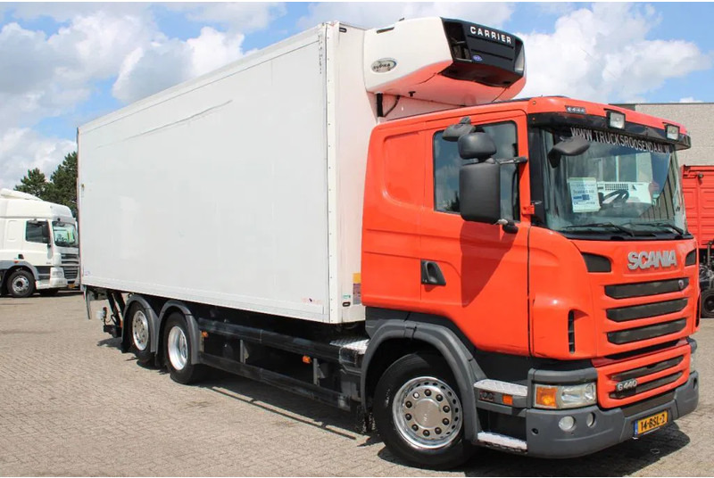 Scania G 440 + 6x2 + carrier + euro 5 + lift - Camião frigorífico: foto 2 Scania G 440 + 6x2 + carrier + euro 5 + lift - Camião frigorífico: foto 2