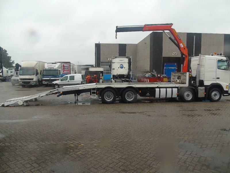 Volvo FH 460 + 8X4 + PALFINGER PK15500 + MANUAL + euro 5 - Camião transporte de veículos, Camião grua: foto 2 Volvo FH 460 + 8X4 + PALFINGER PK15500 + MANUAL + euro 5 - Camião transporte de veículos, Camião grua: foto 2
