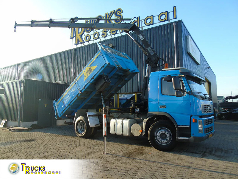 Volvo FM 9.340 + HIAB 122 E4 + TIPPER + MANUAL - Camião grua: foto 1 Volvo FM 9.340 + HIAB 122 E4 + TIPPER + MANUAL - Camião grua: foto 1