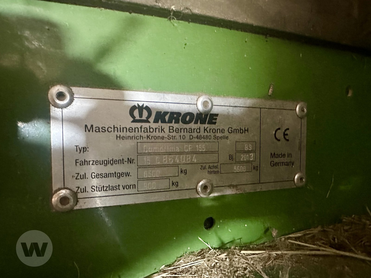 Krone Comprima CF 155 XC - Enfardadeira de fardos redondos: foto 2 Krone Comprima CF 155 XC - Enfardadeira de fardos redondos: foto 2