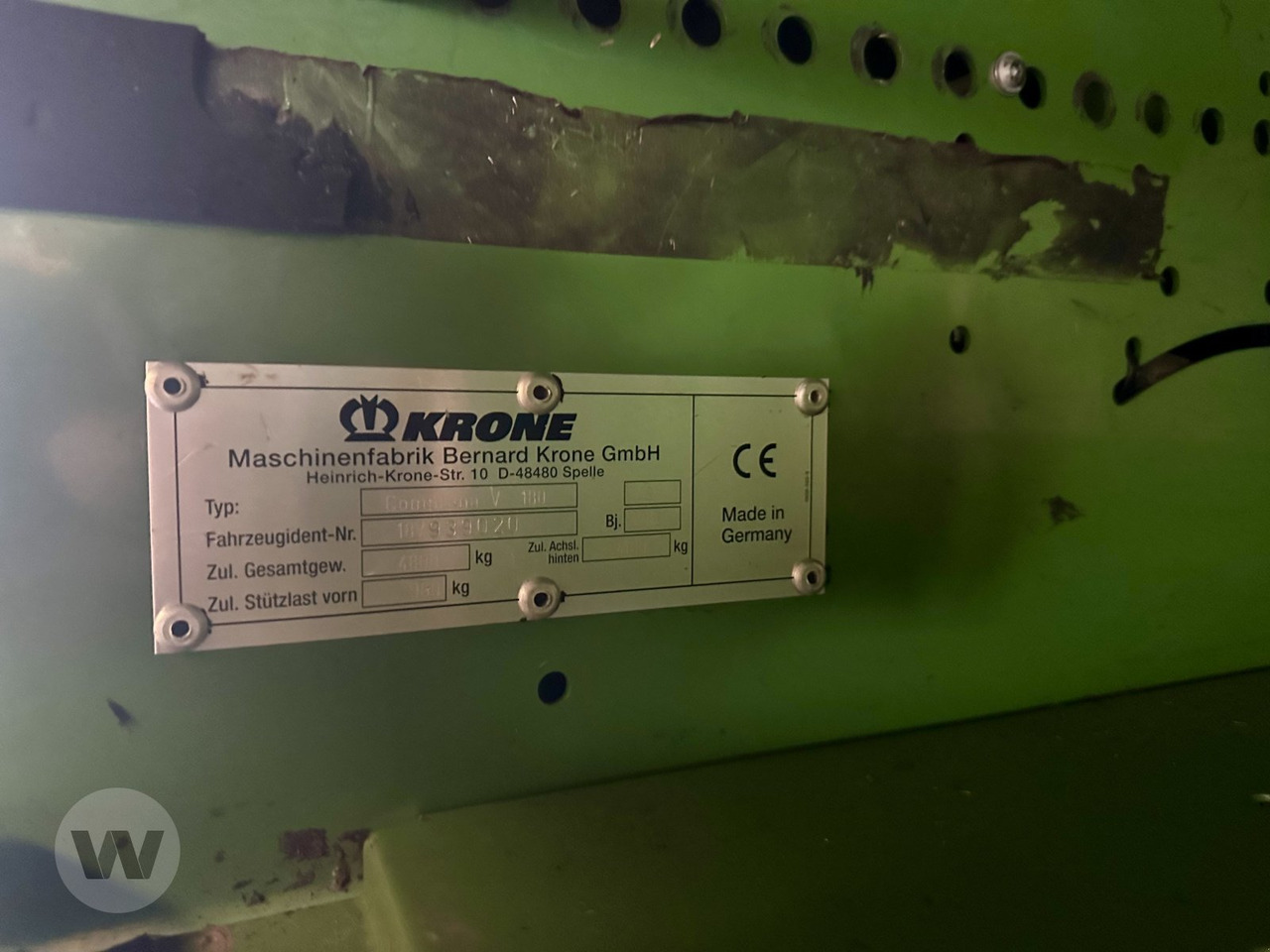Krone Comprima V 180 XC - Enfardadeira de fardos redondos: foto 2 Krone Comprima V 180 XC - Enfardadeira de fardos redondos: foto 2