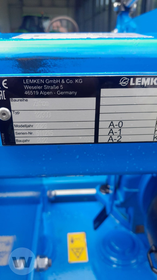 Lemken Zirkon 12/300 - Grade rotativa: foto 4 Lemken Zirkon 12/300 - Grade rotativa: foto 4