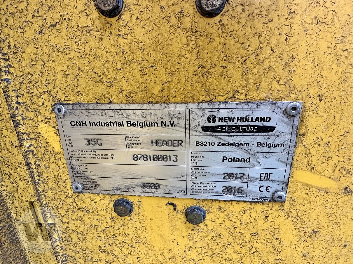 New Holland VARIFEED 10,70 M - Plataforma para colheitadeira: foto 2 New Holland VARIFEED 10,70 M - Plataforma para colheitadeira: foto 2