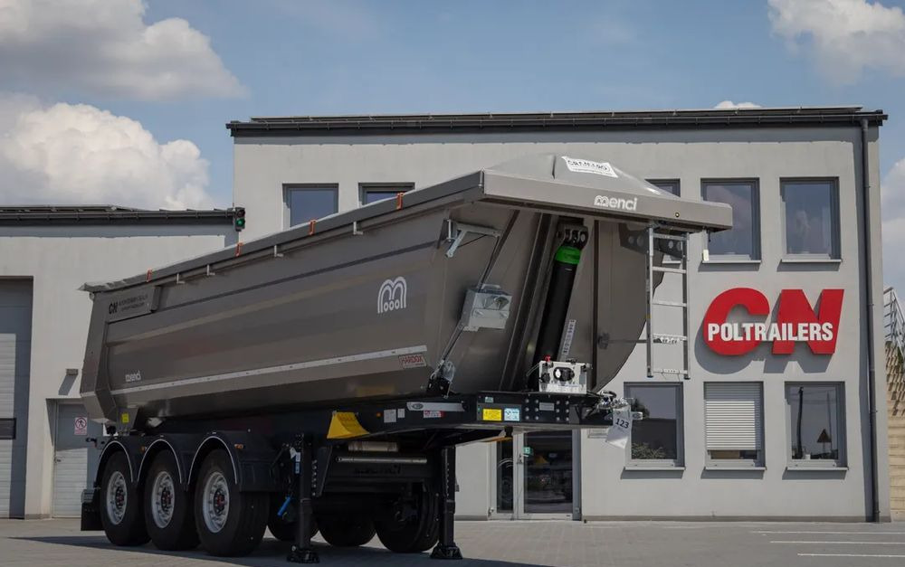 Menci Wywrotka stalowa 27m3, Cramaro Elektryczny/Manualny/Boczny // Waga 6000 kg // Hardox HB500 - Semi-reboque basculante: foto 2 Menci Wywrotka stalowa 27m3, Cramaro Elektryczny/Manualny/Boczny // Waga 6000 kg // Hardox HB500 - Semi-reboque basculante: foto 2