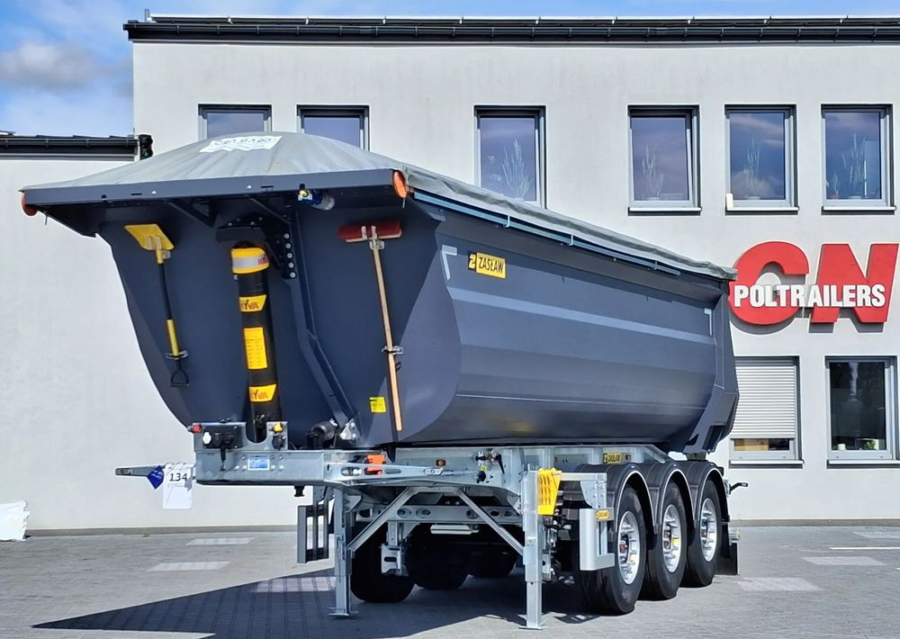 Zaslaw NOWY MODEL // Elektryczna plandeka // CAŁA HARDOX 500 24/27m3 - Semi-reboque basculante: foto 1 Zaslaw NOWY MODEL // Elektryczna plandeka // CAŁA HARDOX 500 24/27m3 - Semi-reboque basculante: foto 1