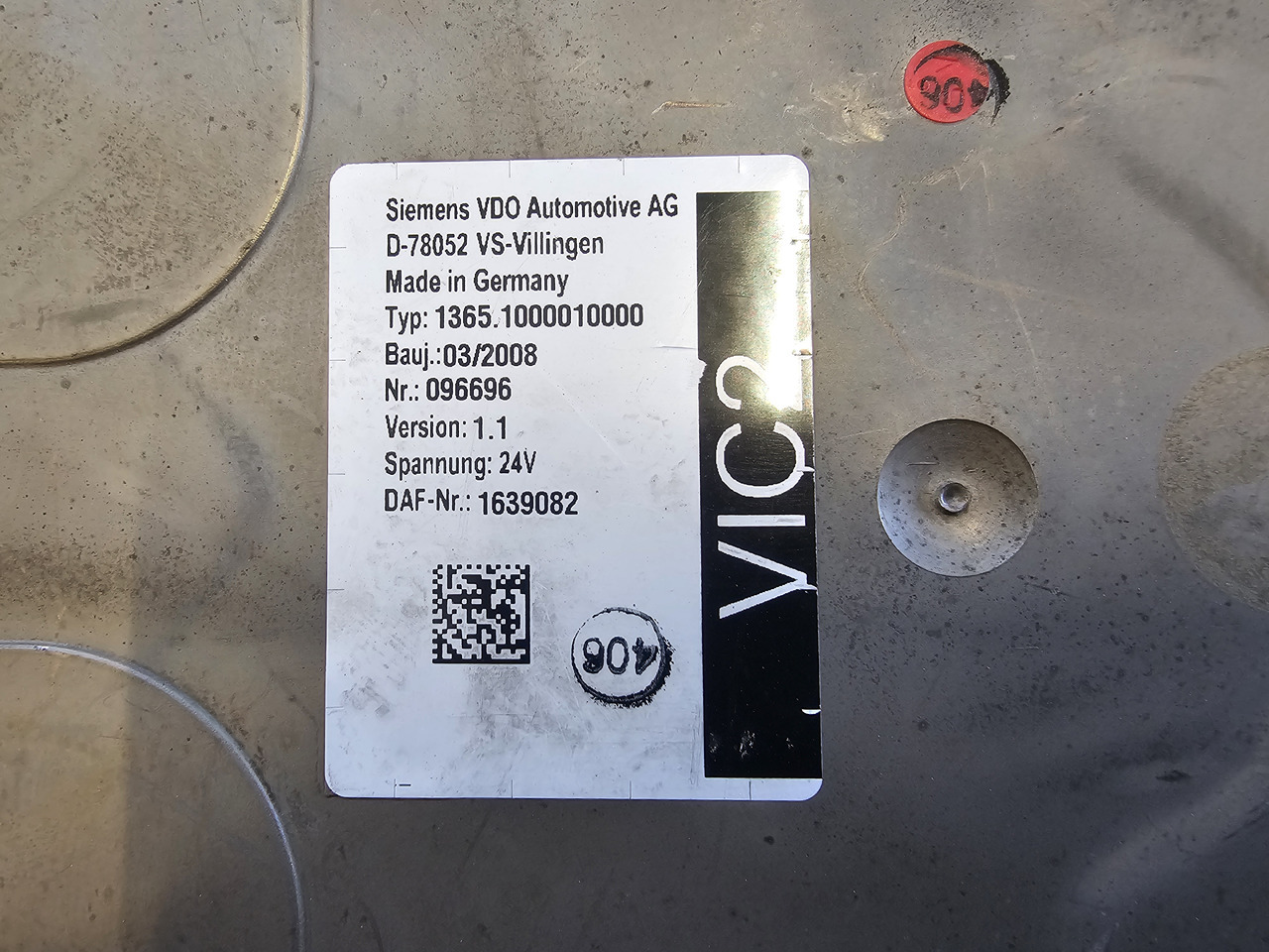 DAF XF CF / VIC2 CONTROL UNIT / 1639082 - Centralina electrónica: foto 4 DAF XF CF / VIC2 CONTROL UNIT / 1639082 - Centralina electrónica: foto 4